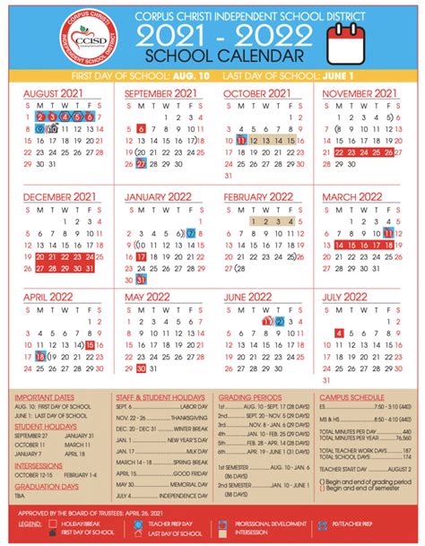Ccisd 2021 To 2022 Calendar